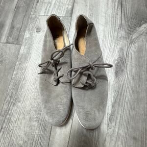 Born Passi Derby Gray Suede Oxford size 8.5 women’s